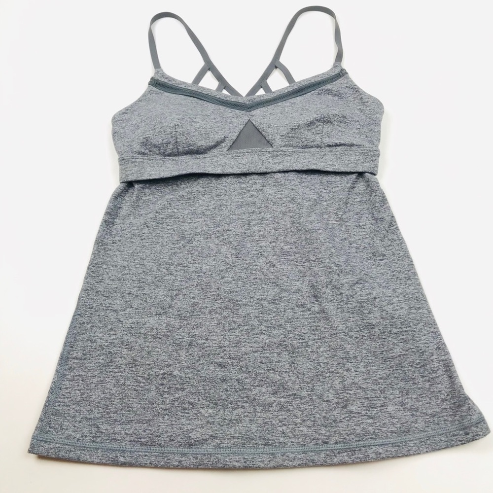 Lululemon Just Breathe Tank Heathered Slate 6
